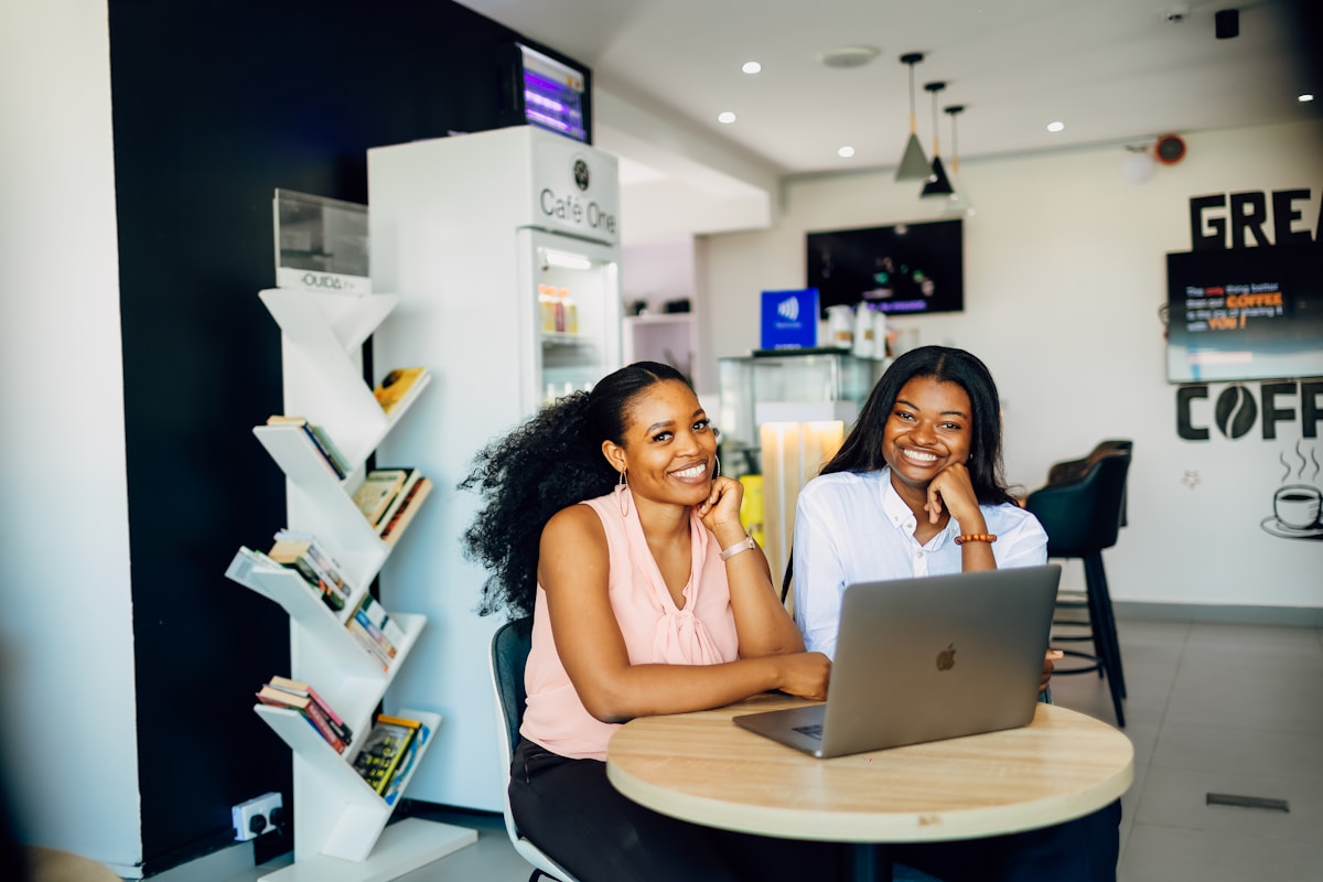 African women in professional IT training