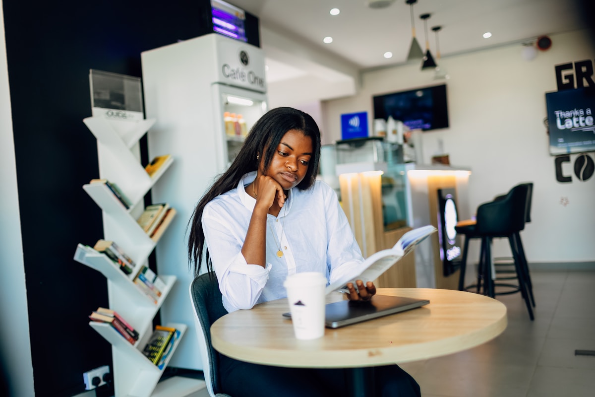 African woman planning her IT training investment